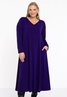 Dress Swing long sleeve DOLCE - purple  - #1