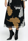 Skirt FLOWER - black - #1