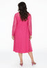 Dress long buttoned LACE - pink - #3