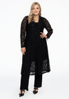 Dress long buttoned LACE - black - #2