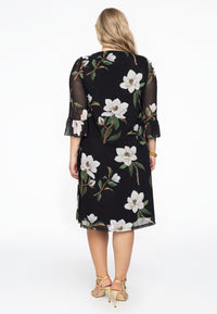 Dress A-line CAMELLIA - black - #3