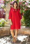 Tunic beads DOLCE - red - #5