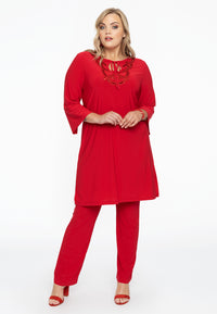 Tunic beads DOLCE - red - #2