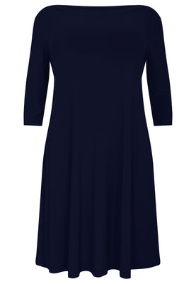 Dress boat neck DOLCE - blue - #4