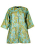 Jacket Brocade - green  - #4