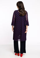  Cardi-Blouse Frilled DOTS - blue - #3