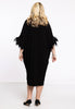 Kaftan Feathers DOLCE - black  - #3