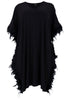 Kaftan Feathers DOLCE - black  - #4