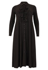 Blouse dress A-line Frilled DOLCE - black - #4