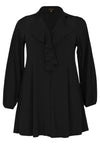 Blouse ruffle DOLCE - black - #4