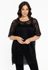 Shirt Tee LACE - black 