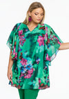 Tunic wide bottom PIXEL - green