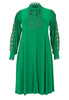 Dress buttoned DOLCE - green  - #4