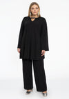 Tunic wide bottom chain MELANGE - grey