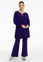 Tunic wide bottom cut-out DOLCE - purple - #2