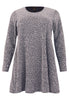 Tunic wide bottom PAILLET - silver - #4