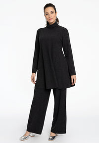 Tunic wide bottom MELANGE - grey - #2
