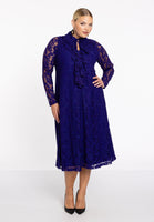 Dress A-line volants LACE - purple  - #2