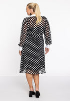 Dress flare DOTS - black  - #3