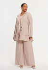 Jacket peplum ECO VERO - light brown - #6
