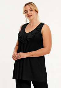 Singlet flare ruffles R DOLCE - black - #1