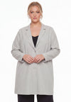 Blazer relaxed PINSTRIPE - grey 