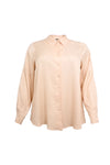 Shirt A-line bow SATIN - pink - #3