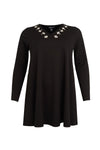 Tunic A-line ECO VERO - black - #3