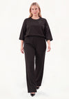 Trousers straight ECO VERO - black 