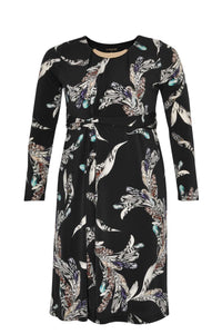 Dress gold buckle PLUME - black - #4