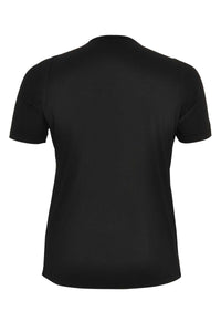 Shirt a-symmetric drape neck DOLCE - black - #3