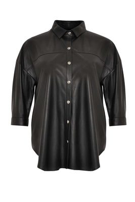 Blouse wide NAPPA - black  - #4