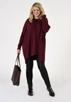 Legging full stretch leather - red