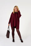 Legging full stretch leather - red