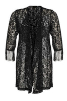 Cardi-jacket LACE - black  - #1