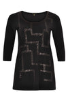 Shirt straight paillet DOLCE - black - #4