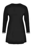 Shirt wide bot strass DOLCE - black  - #3