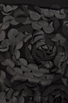 Dress leather roses stroke - black - #5