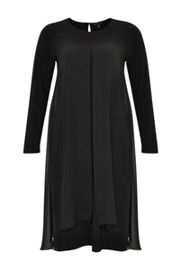 Dress chiffon layer DOLCE - black - #4