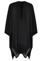 Poncho strass - black - #1