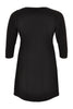 Tunic wide bottom beads DOLCE - black - #3