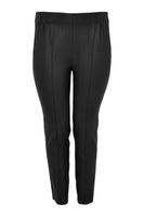 Trousers pintuck LEATHER - black - #3