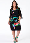Dress beaded neck CHIARA - black - #2