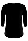 Shirt A-line beaded DOLCE - black - #2