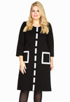 Dress ribbon INTERLOCK - black 