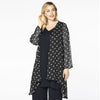 Blouse-jacket DOTS - black 