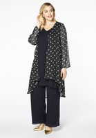 Blouse-jacket DOTS - black  - #2