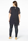 Blouse overlay DOTS - blue - #3
