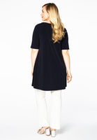 Tunic wide bottom pearls DOLCE - black - #3