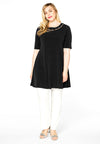 Tunic wide bottom pearls DOLCE - black - #2